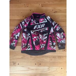FXR Youth Helix Fast Racing Snowmobile Waterproof F.A.S.T  Jacket Size: 12